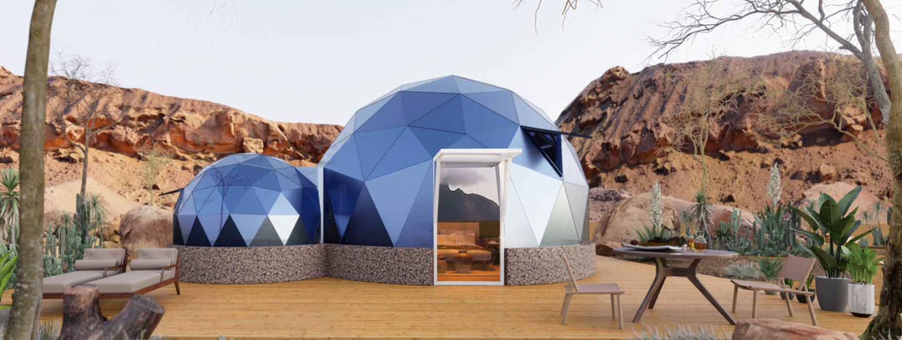 海北球形智能光伏玻璃星空房